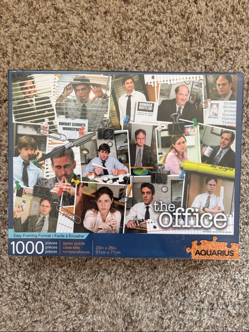 The Office 1000-Piece Jigsaw Puzzle - Aquarius - Multi-Color